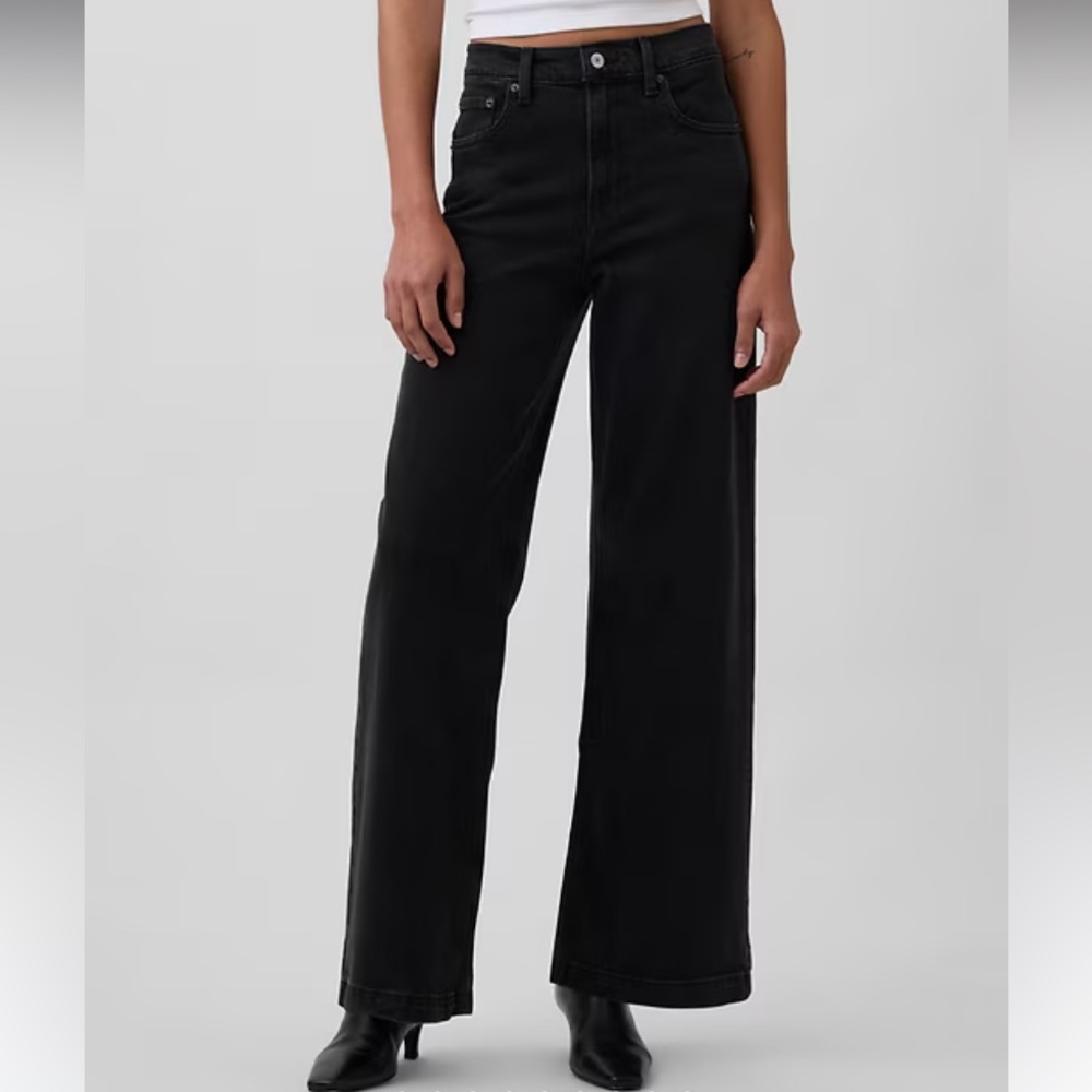 GAP High Rise Stride Wide Leg Jeans Women’s 2